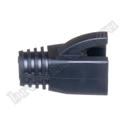 Колпачок изолирующий для разъёма RJ-45 6 категории, черный TPC-6 фото 2