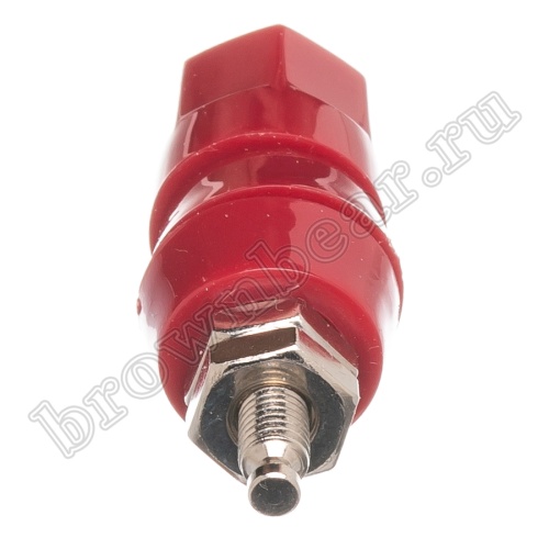 Клемма приборная для разъема Banana, тип 9 (гнездо), красная BP-9R фото 3