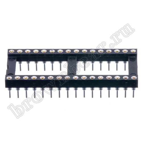 Панелька для микросхем DIP 32 цанговая фото 2