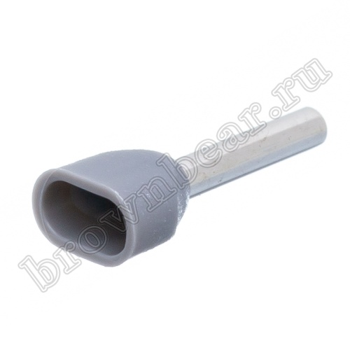 Кабельный наконечник штыревой втулочный изолированный НШВИ2 10 мм, под опрессовку на провод 0.75 мм², упаковка 100шт. TIC2-0.75-10 фото 5