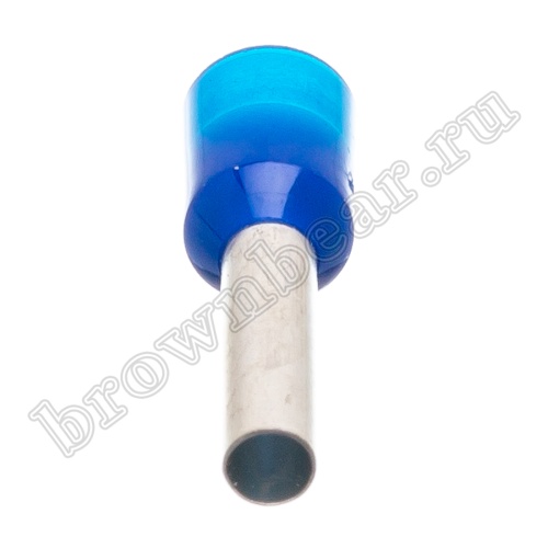 Кабельный наконечник штыревой втулочный изолированный НШВИ 10 мм, под опрессовку на провод 2.5 мм², упаковка 100шт. TIC-2.5-10 фото 6