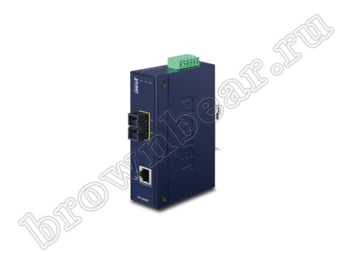 IFT-802TS15 Planet Медиаконвертор промышленный, 100Мб/с RJ-45 - 100Мб/с SC, SM, 15км фото 2