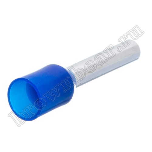 Кабельный наконечник штыревой втулочный изолированный НШВИ 12 мм, под опрессовку на провод 2.5 мм², упаковка 100шт. TIC-2.5-12 фото 5