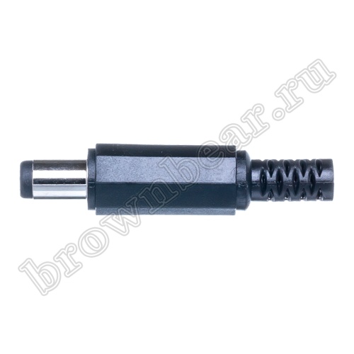 Разъем питания DC штекер 3.1 х 6.3 мм, на кабель c амортизатором DJK-11J фото 5