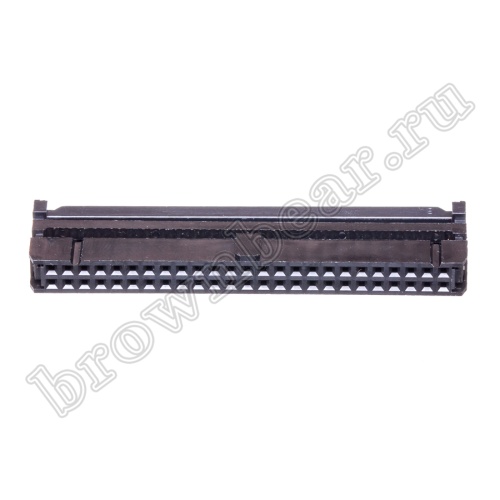 Разъем IDC 2х25 розетка на плоский кабель, шаг 2.54мм IDC-50 фото 3