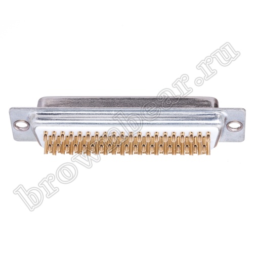 Разъем D-SUB  78 контактов высокой плотности, гнездо на кабель, пайка DHS-78F фото 4