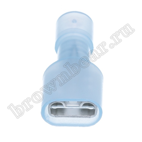 Клемма плоская обжимная 6.3 мм, гнездо на провод 1.5 - 2.5 мм², полностью изолированная, кратно 100шт., РПИ-М TAI-2MIF фото 4