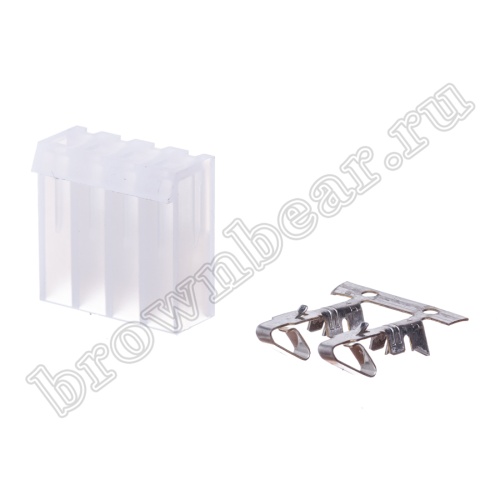 Разъем питания 4 контакта, гнездо на кабель, шаг 3.96 мм PHU-4 фото 7