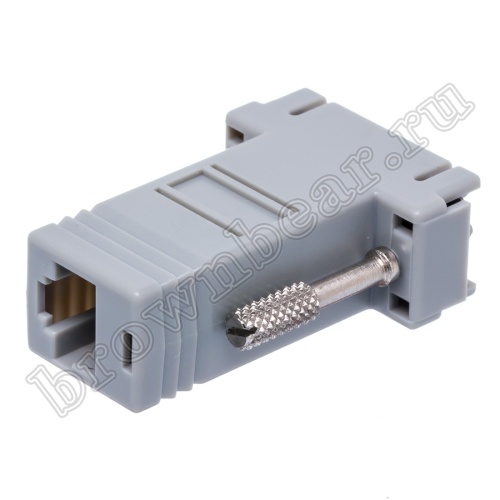 Переходник D-SUB 9 гнездо - RJ45 гнездо GC-9FT8 фото 2