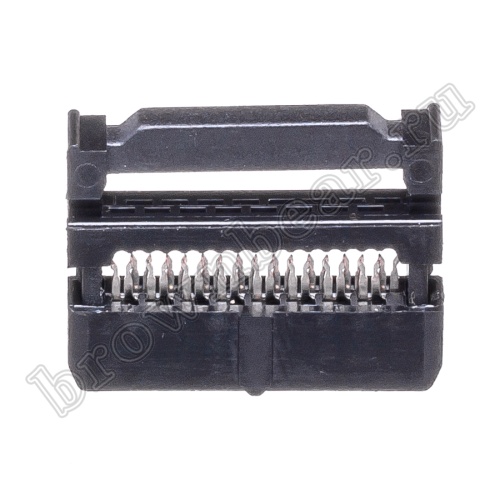 Разъем IDC 2х8 розетка на плоский кабель, шаг 2.00мм IDC2-16 фото 5