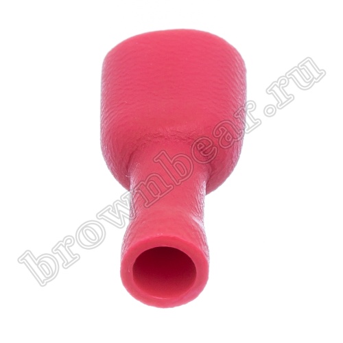 Клемма плоская обжимная 6.3 мм, гнездо на провод 0.5 - 1.5 мм², полностью изолированная, кратно 100шт., РПИ-М TAI-1.25FI фото 2