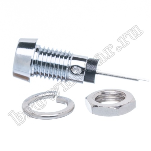 Светодиод в корпусе индикаторный, желтый, 7.0 mcd фото 5