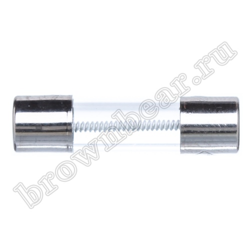 Предохранитель 5х20 мм, цилиндрический, стеклянный, с задержкой, 2А/250В (GSL) фото 4