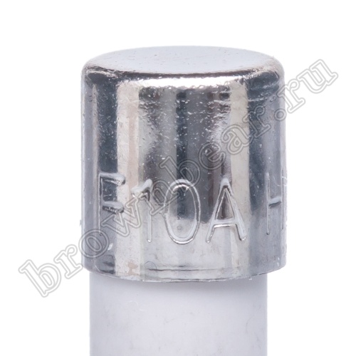 Предохранитель 5х20 мм, цилиндрический, керамический, сверхбыстрый, 10А/250В(UBM) фото 6