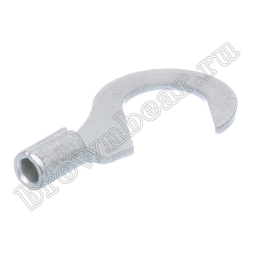 Клемма крюк тип "C" 6.4 мм на провод 0.5 - 1.5 мм², неизолированная, кратно 100шт TC-1.25-6 фото 2