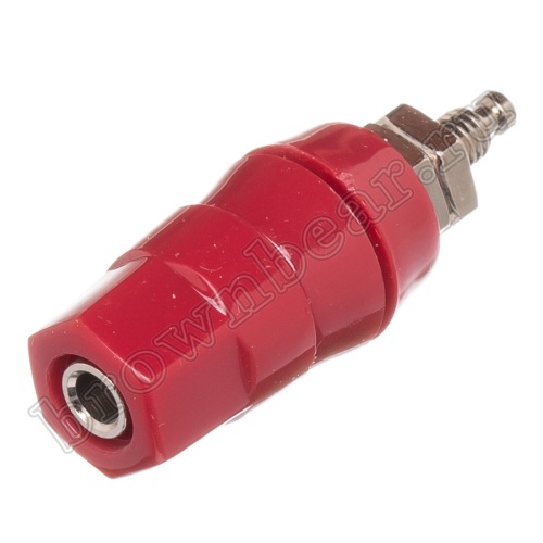 Клемма приборная для разъема Banana, тип 9 (гнездо), красная BP-9R