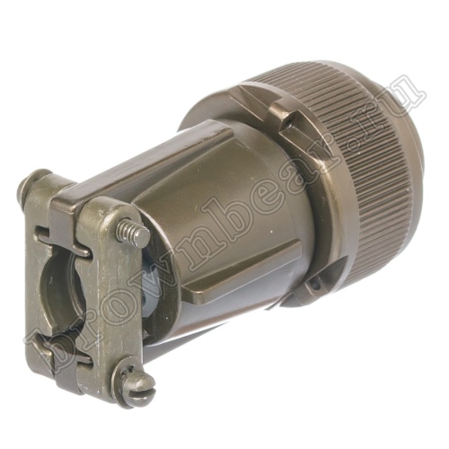 Разъём Amphenol серии MS, 3 контакта, вилка на кабель, тип 16, резьбовой MS3106E-16-10P фото 3