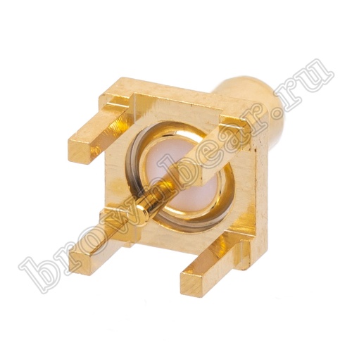 Разъем SMB вилка на плату SMB-P фото 3