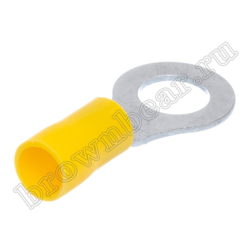 Клемма кольцевая обжимная тип "O" 8.4 мм, на провод 4.0 - 6.0 мм², изолированная, кратно 100шт. TRI-5.5-8 фото 4