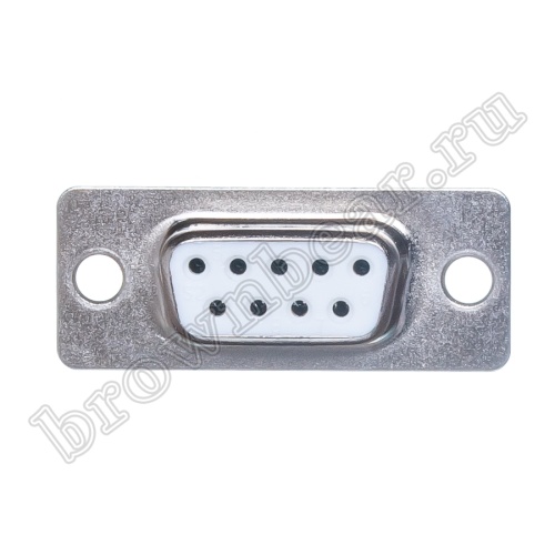 Разъем D-SUB   9 контактов, гнездо на плату, вертикальный DBB-9F фото 3