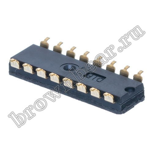 Переключатель Dip-Switch 8 контактных групп, планарный SWD4-8 фото 2