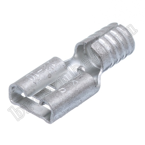 Клемма плоская обжимная 6.3 мм, гнездо на провод 4.0 - 6.0 мм², кратно 100шт. РП-М TA-5.5F