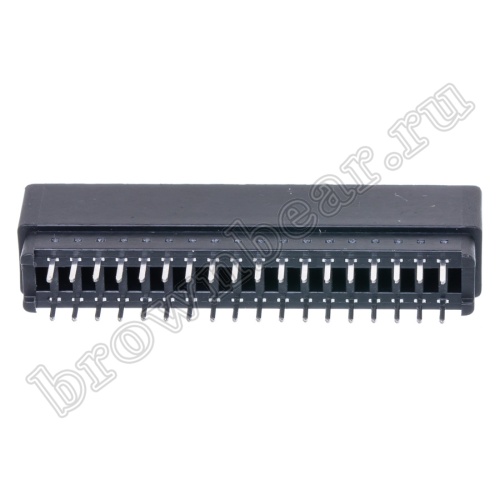 Слот (краевой разъём) 36 контактов на плату фото 3