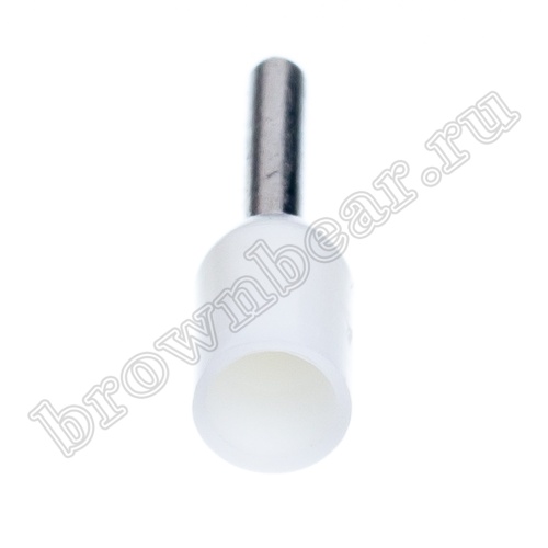 Кабельный наконечник штыревой втулочный изолированный НШВИ 6 мм, под опрессовку на провод 0.5 мм², упаковка 100шт. TIC-0.5-6 фото 4