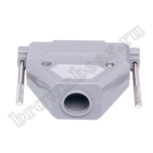 Корпус разъема D-SUB 37 контактов с удлиненными винтами, серый DPT-37C фото 6