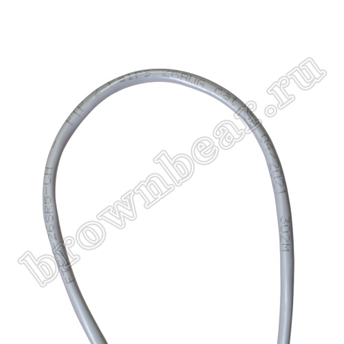 Кабель Витая пара, 2 пары, медный, 5 категория, многожильный, экранированный, серый, бухта 305м  фото 6