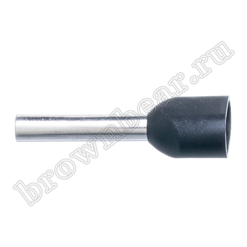 Кабельный наконечник штыревой втулочный изолированный НШВИ2 12 мм, под опрессовку на провод 1.5 мм², упаковка 100шт. TIC2-1.5-12 фото 3