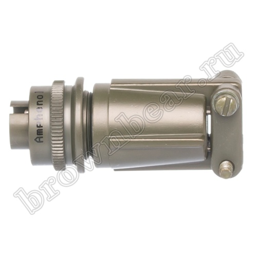 Разъём Amphenol серии MS, 3 контакта, вилка на кабель, тип 10SL, резьбовой MS3106E-10SL-3P фото 6