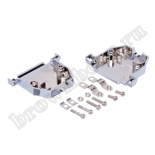 Корпус разъема D-SUB  25 контактов, металлизированный DN-25C фото 2