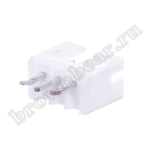 Разъем питания 3 контакта, вилка на плату, шаг 2.0 мм MW-3M фото 3