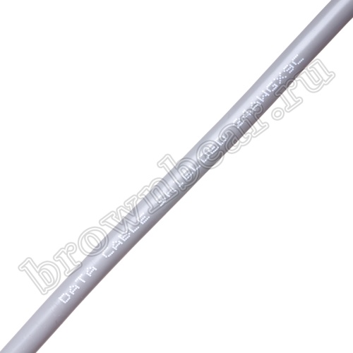 Кабель сигнальный коммуникационный 9 проводов, 24AWG, бухта 50м, экранированный, серый SIN YU фото 3
