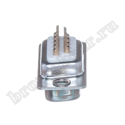 Разъем D-SUB  9 контактов, вилка на кабель, пайка DB-9M фото 7