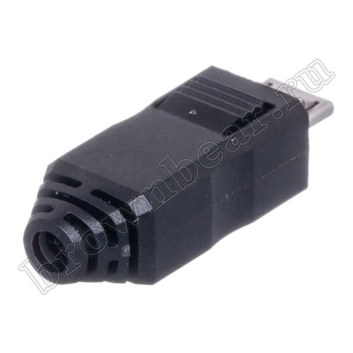 Разъем micro USB, вилка на кабель с корпусом, 5 контактов USB/Mc-SP фото 6