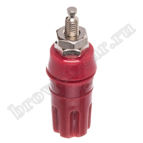 Клемма приборная для разъема Banana, тип 8 (гнездо), красная BP-8R фото 6