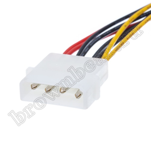 Переходник питания, Molex - Molex/FDD Floppy, GCP-2 SC-021 фото 2