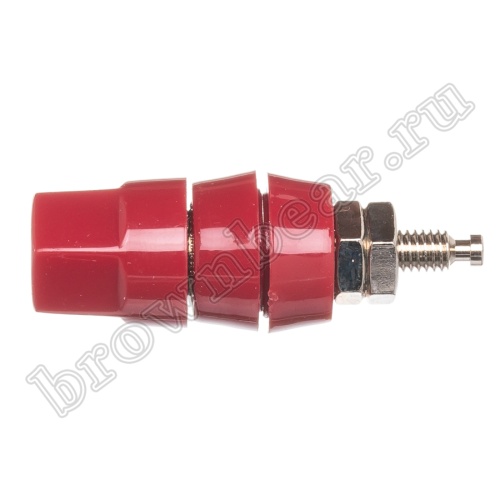 Клемма приборная для разъема Banana, тип 9 (гнездо), красная BP-9R фото 2