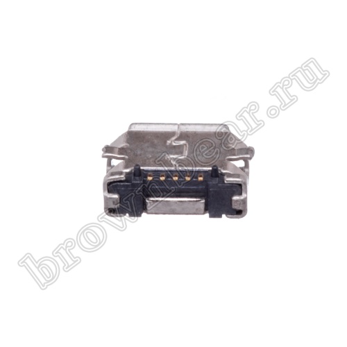 Разъем micro USB, гнездо на плату поверхностный монтаж, 5 контактов, тип 2 USB/Mc-1J/2 фото 4
