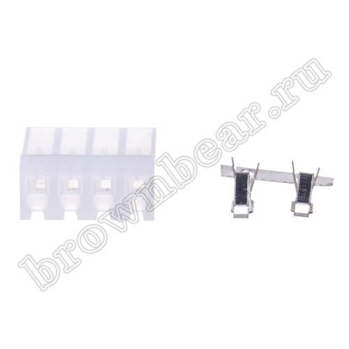 Разъем питания 4 контакта, гнездо на кабель, шаг 3.96 мм PHU-4 фото 8