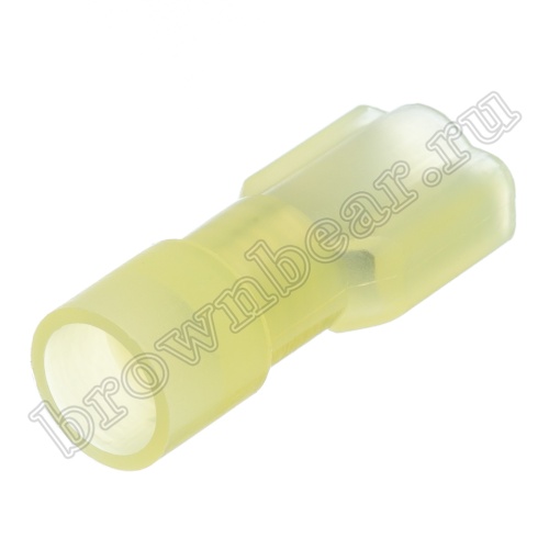 Клемма плоская обжимная 6.3 мм, гнездо на провод 4.0 - 6.0 мм², полностью изолированная, кратно 100шт., РПИ-М TAI-5.5MIF фото 3