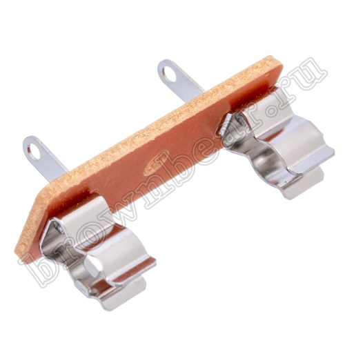 Держатель предохранителя 6.3х32мм цилиндрического, на приборный блок, внутр. 10A/250B (201V)
