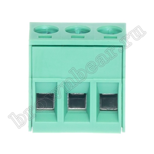 Клеммник винтовой на провод, розетка, 3 контакта, 5.0 мм TB-06-03/1 фото 3