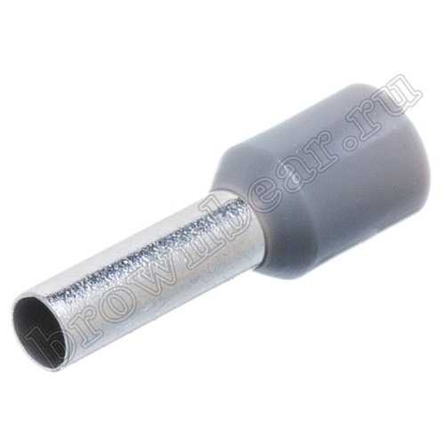 Кабельный наконечник штыревой втулочный изолированный НШВИ 10 мм, под опрессовку на провод 4.0 мм², упаковка 100шт. TIC-4.0-10