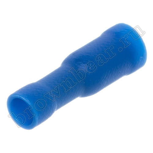 Клемма штекерная обжимная тип "B" 4.0 мм, гнездо на провод 1.5 - 2.5 мм², изолированная, кратно 100шт. TBI-2-4F фото 4