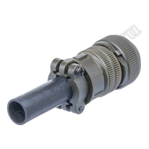 Разъём промышленный круглый MIL-5015 серии MS 14 контактов, гнездо на кабель фото 4