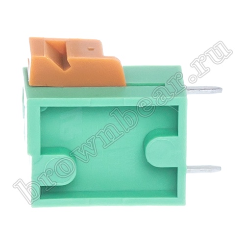 Клеммник нажимной на плату, 1 контакт, 5.08 мм TB-04 фото 3