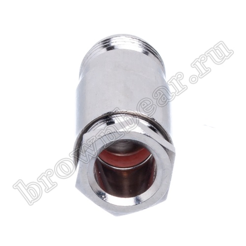 Разъем N гнездо на кабель RG-8,213, пайка N-S8J фото 5